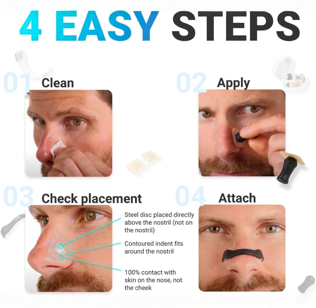 How to use - Breathing Nasal Strip Starter Kit