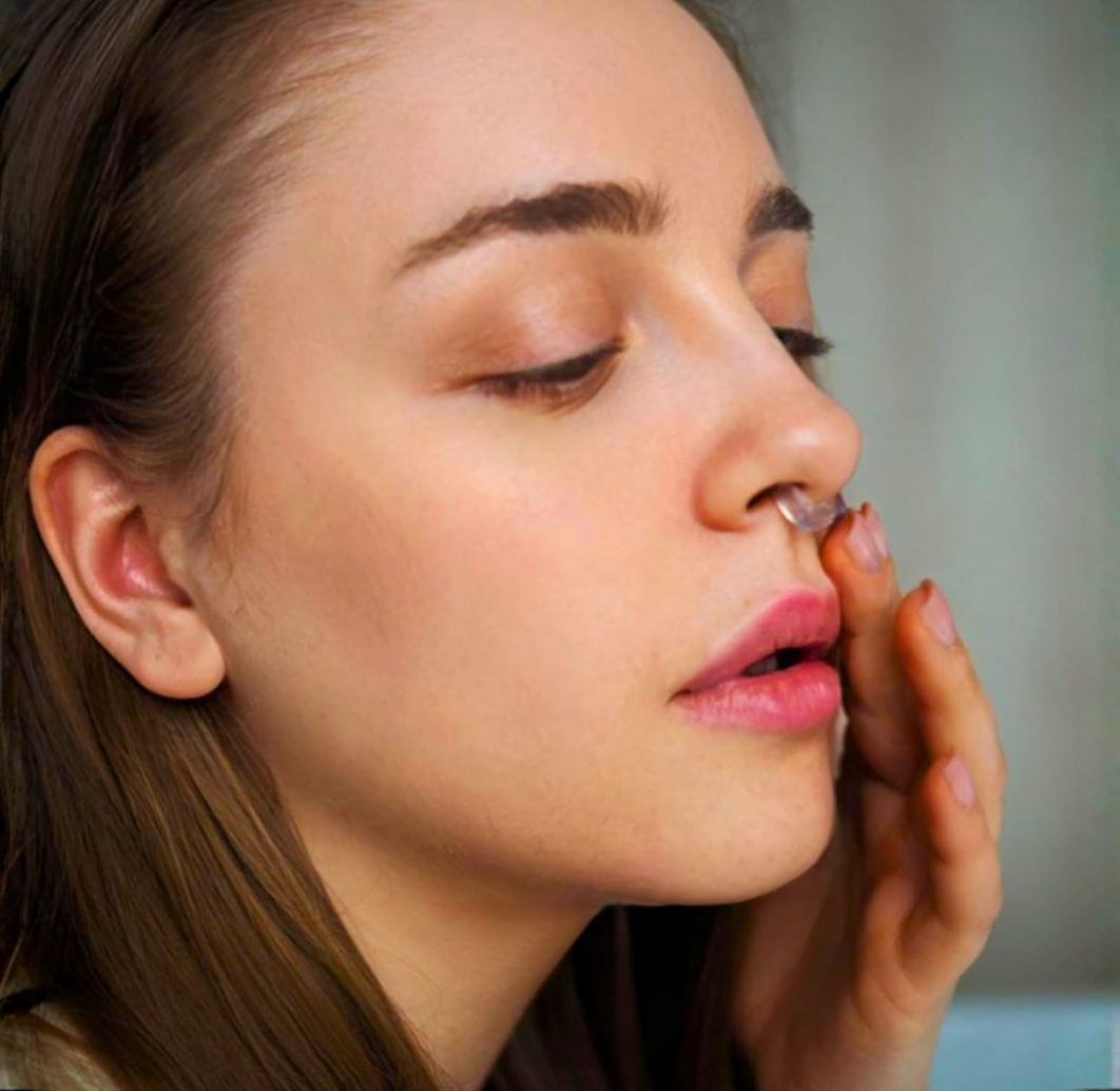NovaSilent Nose Clip - Natural Anti-Snoring Device for Better Sleep & Easier Breathing.