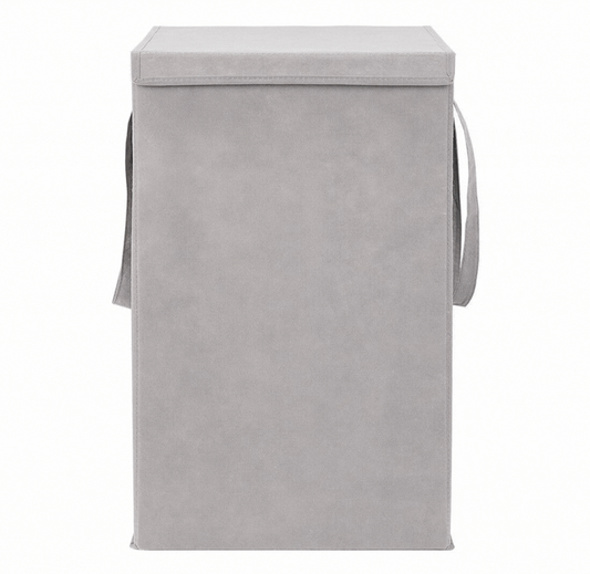 Foldable Laundry Basket with Lid and Easy-Carry Handles